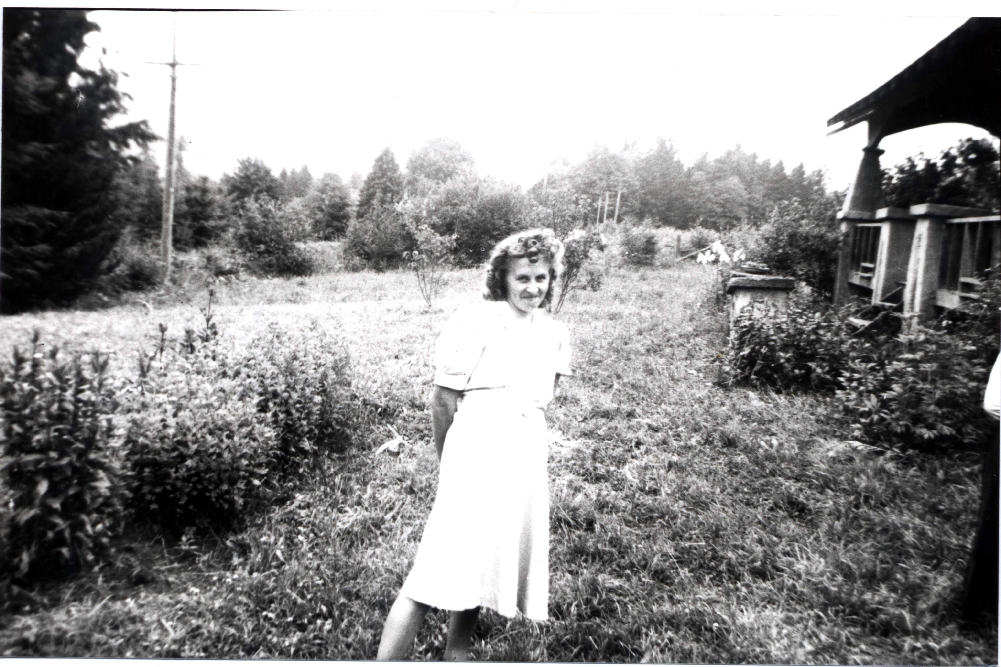 Esther On The Lawn
