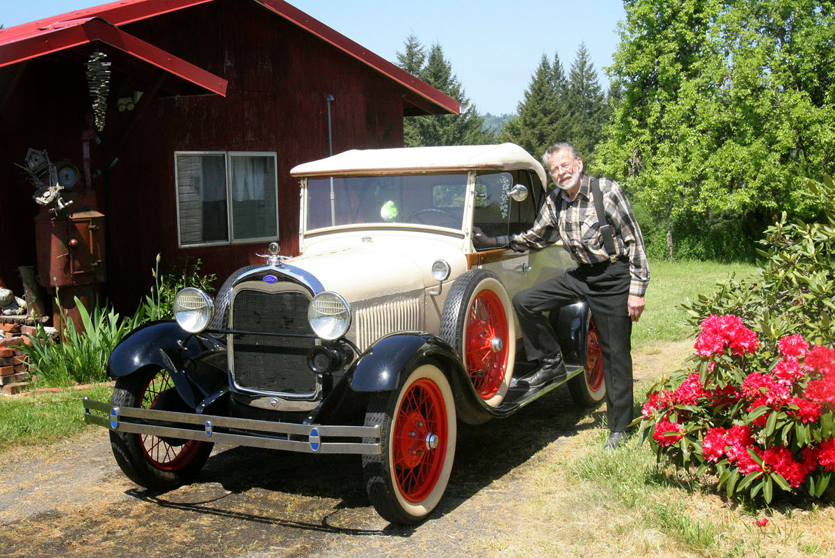 Walter Sr. And His 1928 Ford
